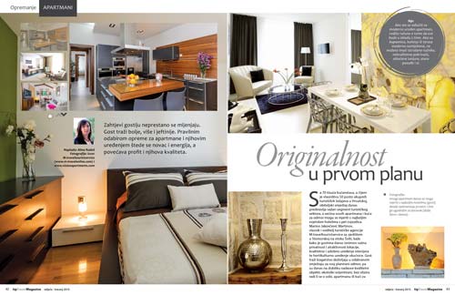 Opremanje, apartmani
