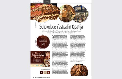 Schokoladenfestival in Opatija