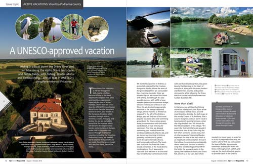 Active vacations Virovitica-Podravina County