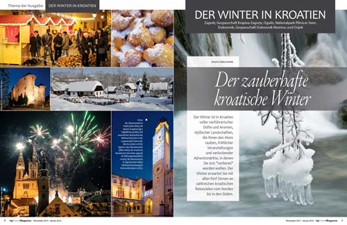 Der Winter in Kroatien