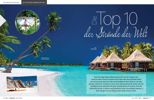 Die Top 10 der Strände der Welt