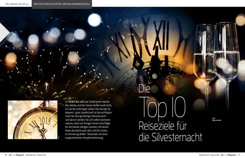 Die Top 10 der Silvester- und Neujahrsreiseziele