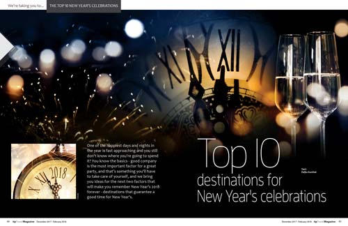 The Top 10 New Year’s celebrations